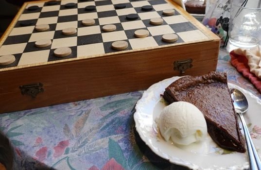 Chocolat et jeu de dames